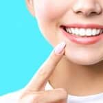 Perfect healthy teeth smile of a young woman Perfect healthy teeth smile of a young woman